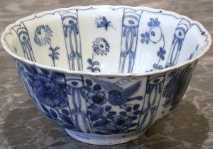 Chinese blue and white ‘kraaikom’, Wanli period (1572-1620)