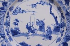 Chinese blue and white plate