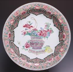 Chinese famille rose charger