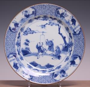 Chinese plate, Yongzheng, 18th C.