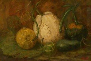 Sientje Mesdag-van Houten, still-life with pumpkins